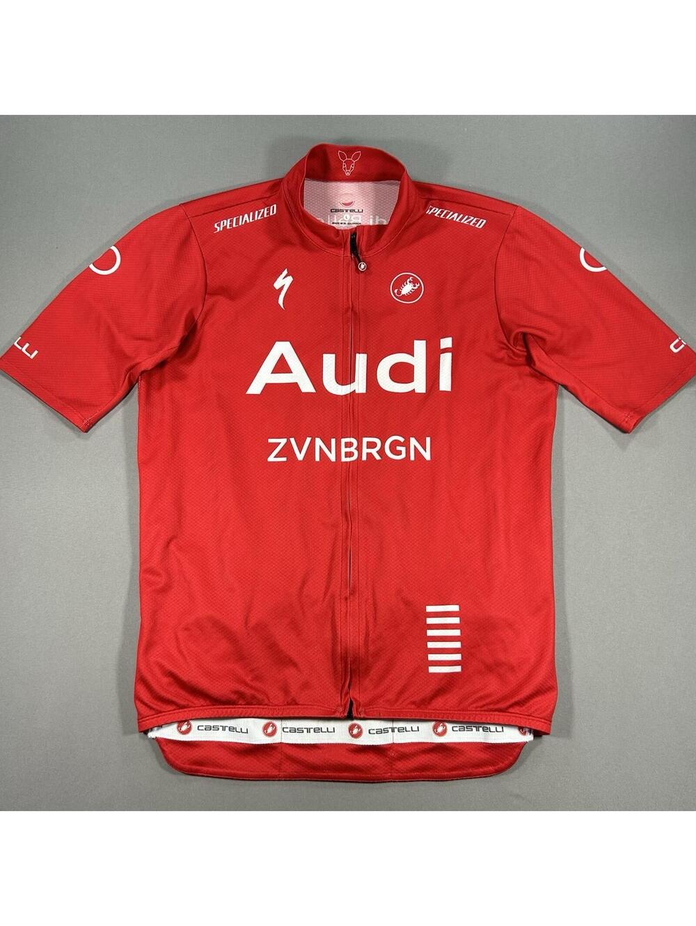 Castelli Cycling Jersey Audi Specialized Mens Large